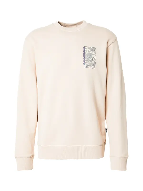 BILLABONG BILLABONG Sweater majica 'Compass'  pijesak / tamno zelena / ljubičasta