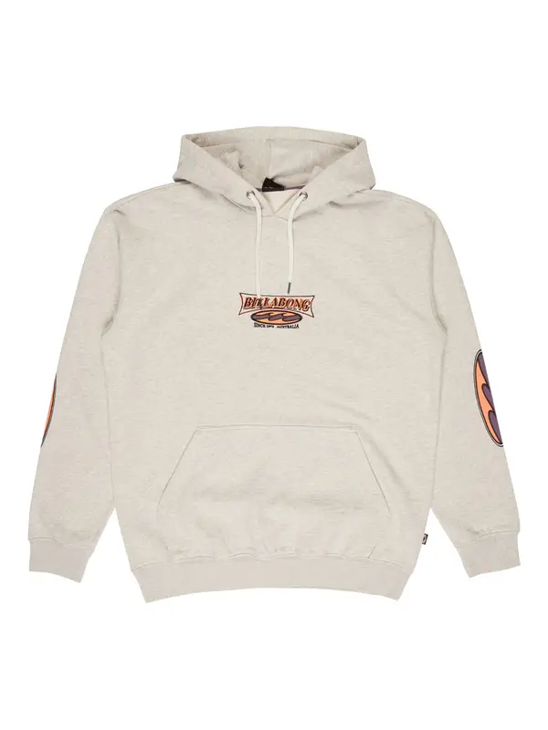 BILLABONG BILLABONG Sweater majica 'Since 73 Burleigh'  svijetlosiva / ljubičasta / svijetlonarančasta / crna