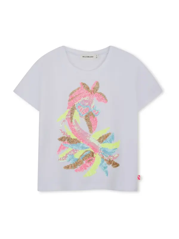 Billieblush Billieblush Majica  neonsko žuta / roza / bijela