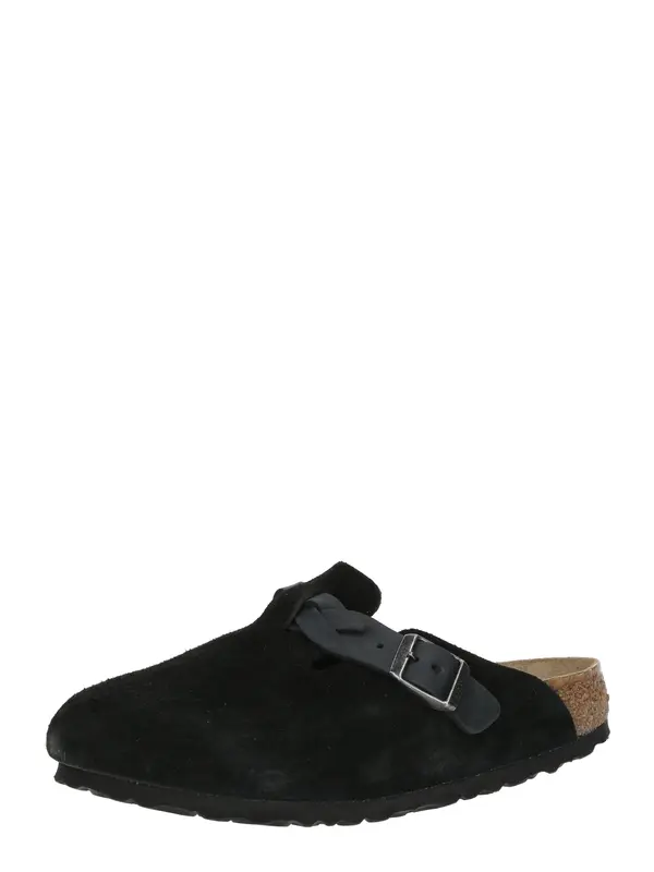 BIRKENSTOCK BIRKENSTOCK Klompe 'Boston Braided'  crna