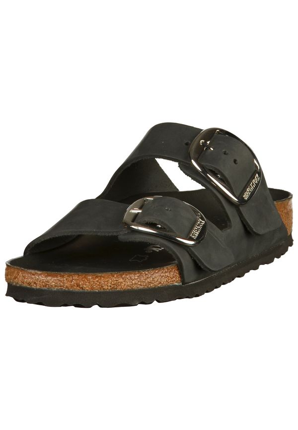 BIRKENSTOCK BIRKENSTOCK Natikače s potpeticom 'Arizona Big Buckle'  crna