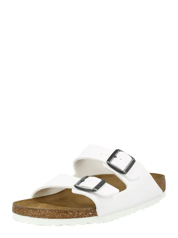 BIRKENSTOCK BIRKENSTOCK Natikače s potpeticom 'Arizona'  bijela