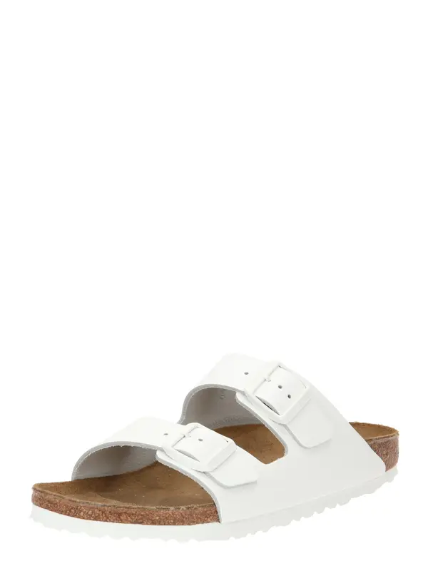 BIRKENSTOCK BIRKENSTOCK Natikače s potpeticom 'Arizona'  bijela