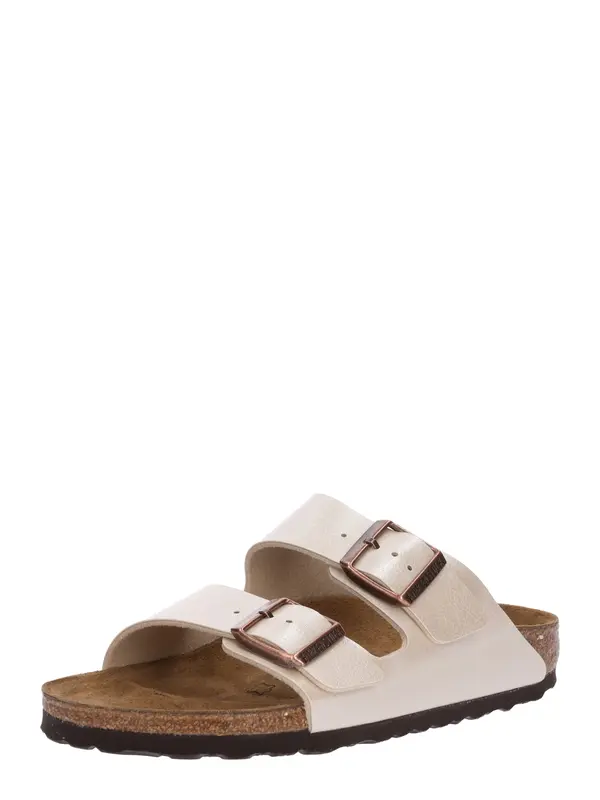BIRKENSTOCK BIRKENSTOCK Natikače s potpeticom 'Arizona'  biserno bijela