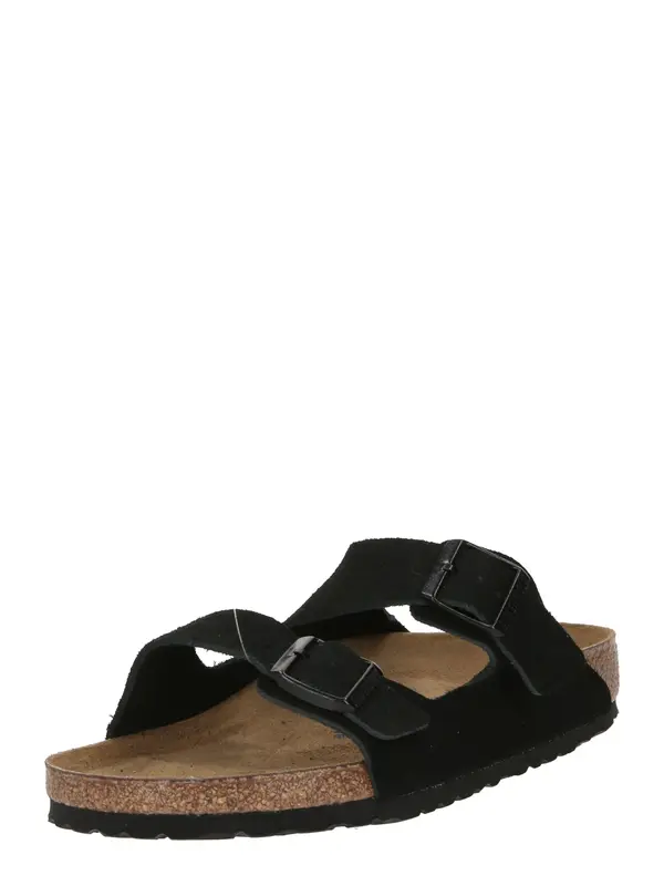 BIRKENSTOCK BIRKENSTOCK Natikače s potpeticom 'Arizona'  crna