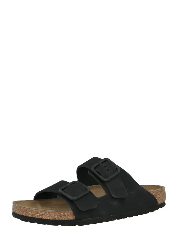 BIRKENSTOCK BIRKENSTOCK Natikače s potpeticom 'Arizona'  crna