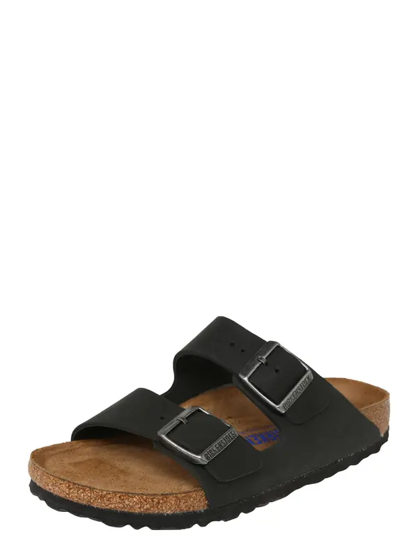 BIRKENSTOCK BIRKENSTOCK Natikače s potpeticom 'Arizona'  crna