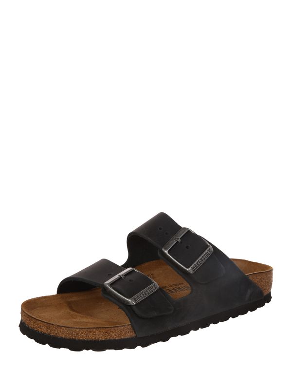 BIRKENSTOCK BIRKENSTOCK Natikače s potpeticom 'Arizona'  crna