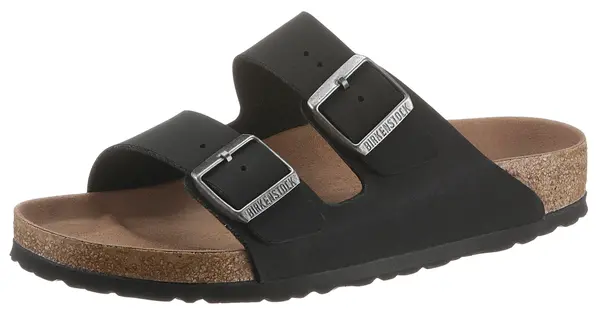 BIRKENSTOCK BIRKENSTOCK Natikače s potpeticom 'Arizona'  crna