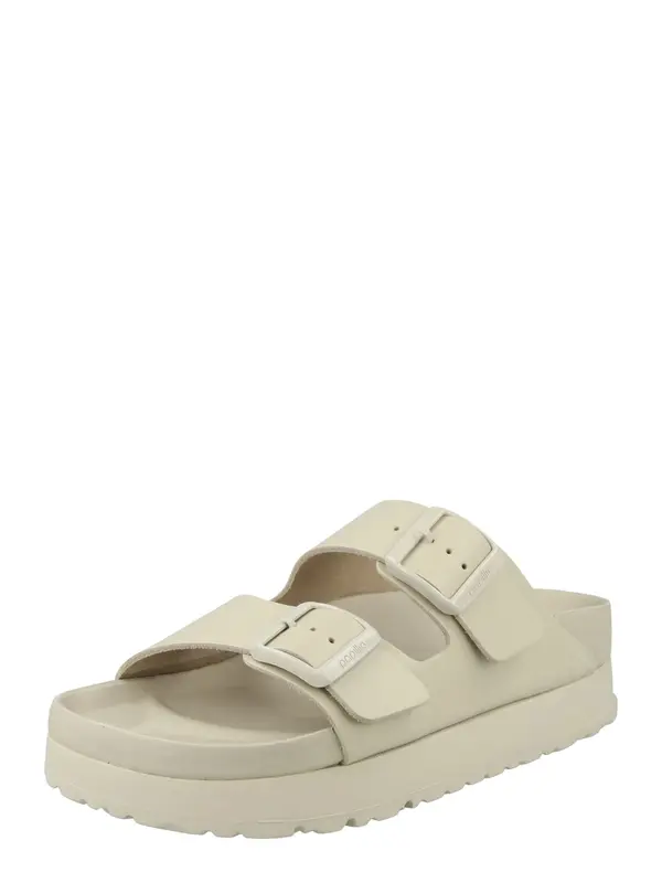 BIRKENSTOCK BIRKENSTOCK Natikače s potpeticom 'Arizona'  ecru/prljavo bijela
