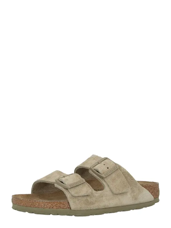 BIRKENSTOCK BIRKENSTOCK Natikače s potpeticom 'Arizona'  kaki