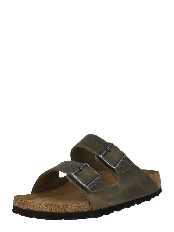 BIRKENSTOCK BIRKENSTOCK Natikače s potpeticom 'Arizona'  kaki
