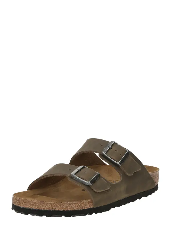 BIRKENSTOCK BIRKENSTOCK Natikače s potpeticom 'Arizona LEOI'  kraljevski zelena