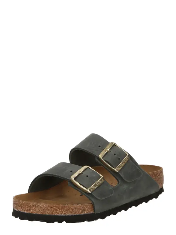 BIRKENSTOCK BIRKENSTOCK Natikače s potpeticom 'Arizona LEOI'  zelena melange