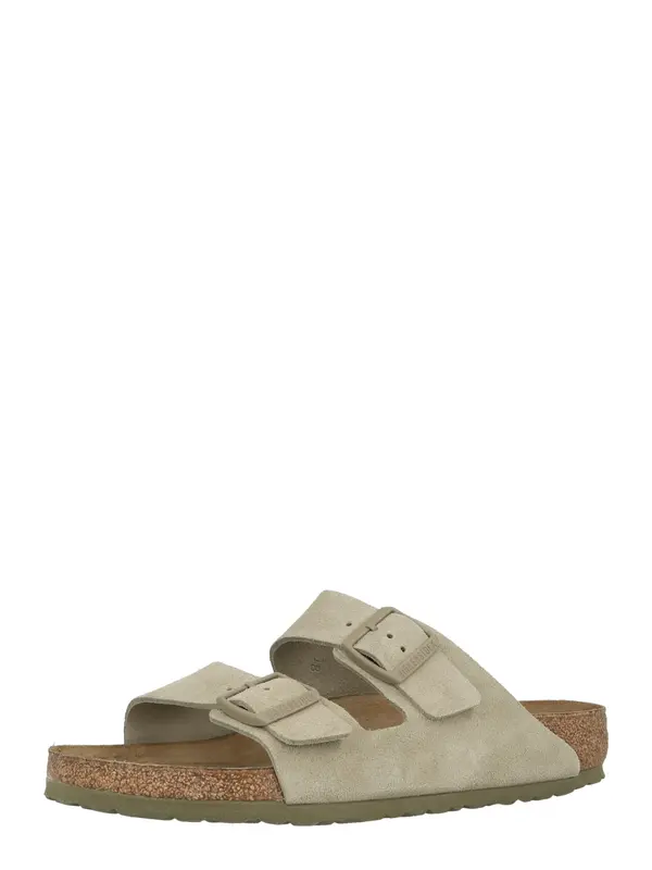 BIRKENSTOCK BIRKENSTOCK Natikače s potpeticom 'Arizona LEVE'  pastelno zelena