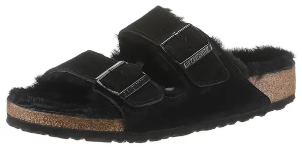 BIRKENSTOCK BIRKENSTOCK Natikače s potpeticom 'Arizona'  smeđa / crna