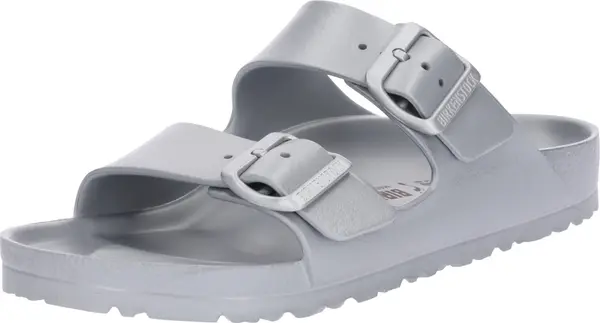 BIRKENSTOCK BIRKENSTOCK Natikače s potpeticom 'Arizona'  srebrno siva