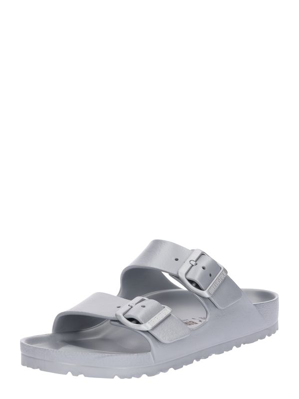 BIRKENSTOCK BIRKENSTOCK Natikače s potpeticom 'Arizona'  srebrno siva