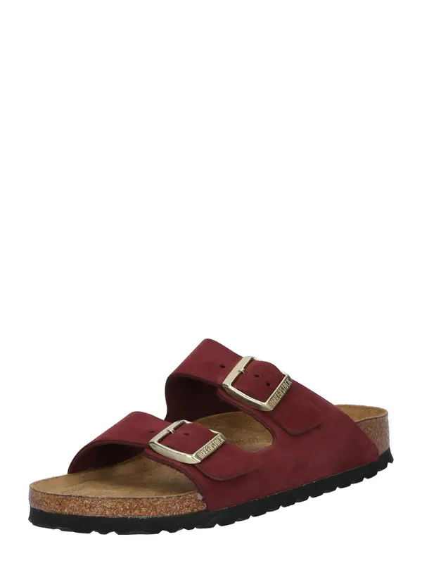 BIRKENSTOCK BIRKENSTOCK Natikače s potpeticom 'Arizona'  tamno smeđa / boja vina