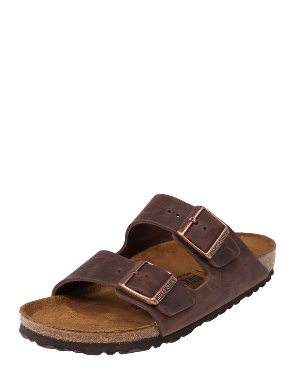 BIRKENSTOCK BIRKENSTOCK Natikače s potpeticom 'Arizona'  tamno smeđa