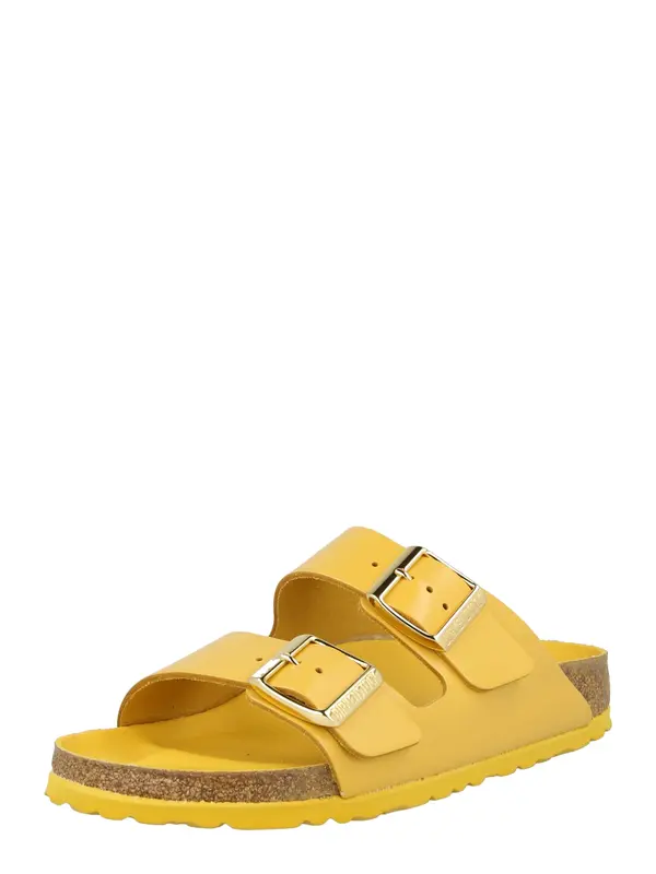 BIRKENSTOCK BIRKENSTOCK Natikače s potpeticom 'Arizona'  tamo žuta