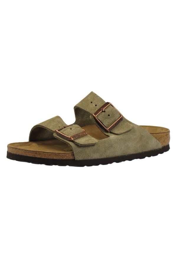 BIRKENSTOCK BIRKENSTOCK Natikače s potpeticom 'Arizona'  taupe siva