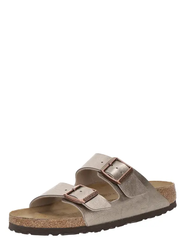 BIRKENSTOCK BIRKENSTOCK Natikače s potpeticom 'Arizona'  taupe siva