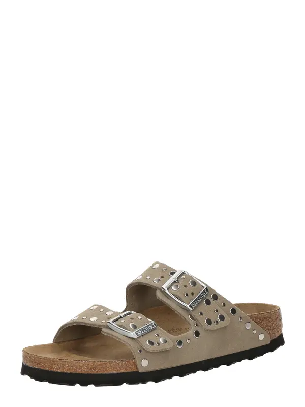 BIRKENSTOCK BIRKENSTOCK Natikače s potpeticom 'Arizona'  taupe siva