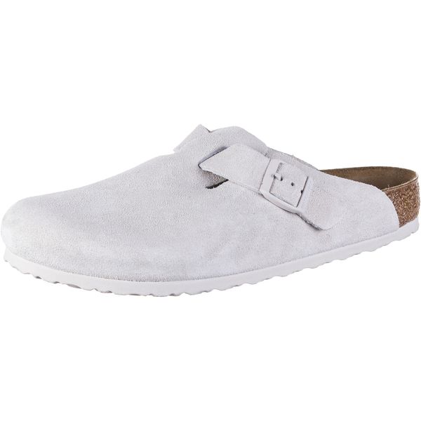 BIRKENSTOCK BIRKENSTOCK Natikače s potpeticom 'Boston'  bijela