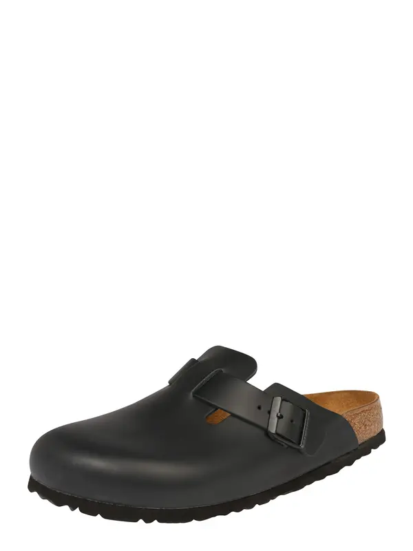 BIRKENSTOCK BIRKENSTOCK Natikače s potpeticom 'Boston'  crna