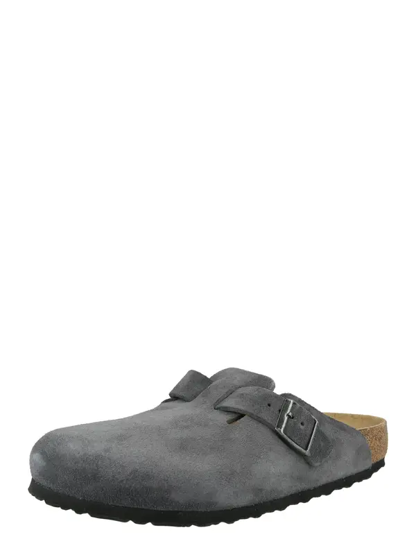 BIRKENSTOCK BIRKENSTOCK Natikače s potpeticom 'Boston LEVE'  tamo siva