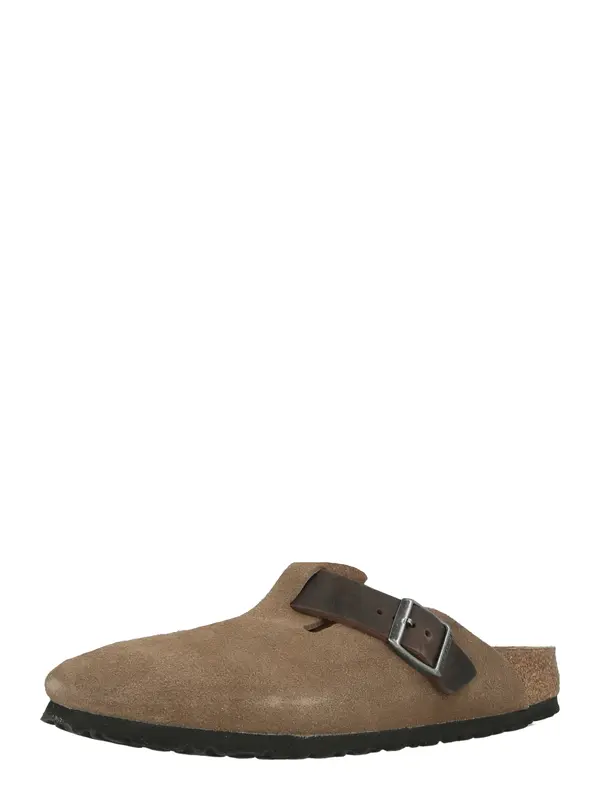 BIRKENSTOCK BIRKENSTOCK Natikače s potpeticom 'Boston LEVE/LEOI'  sepija / tamno smeđa