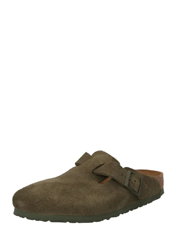 BIRKENSTOCK BIRKENSTOCK Natikače s potpeticom 'Boston'  tamno zelena