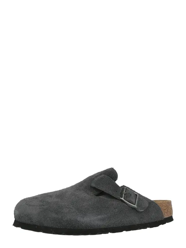 BIRKENSTOCK BIRKENSTOCK Natikače s potpeticom 'Boston'  tamo siva