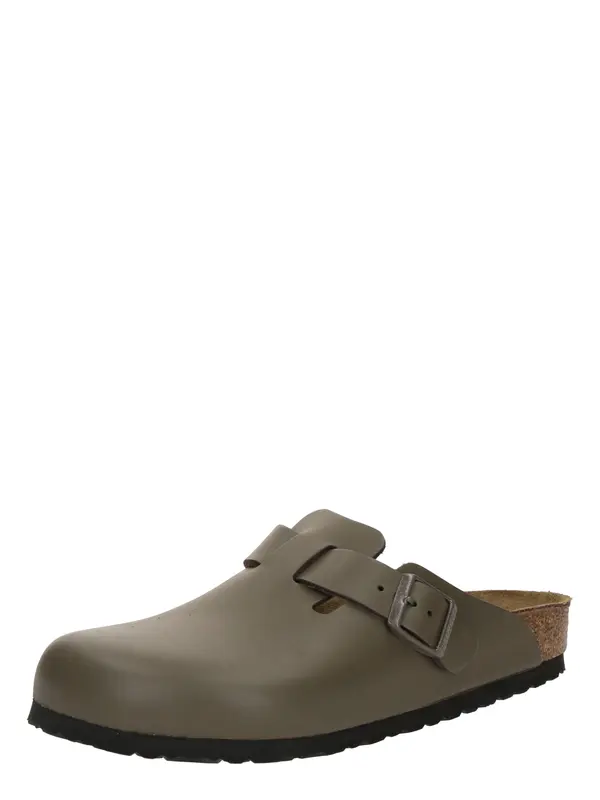 BIRKENSTOCK BIRKENSTOCK Natikače s potpeticom 'Boston'  taupe siva