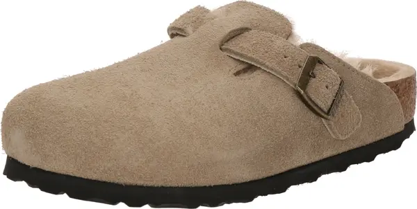 BIRKENSTOCK BIRKENSTOCK Natikače s potpeticom 'Boston'  taupe siva