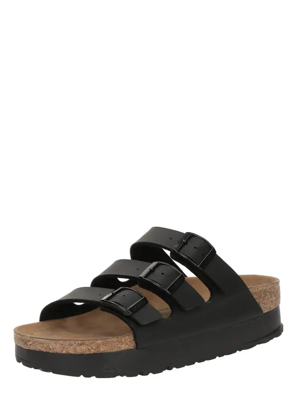 BIRKENSTOCK BIRKENSTOCK Natikače s potpeticom  crna