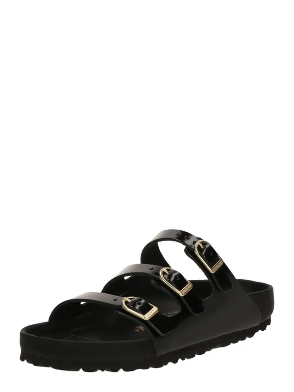 BIRKENSTOCK BIRKENSTOCK Natikače s potpeticom 'Florida'  crna