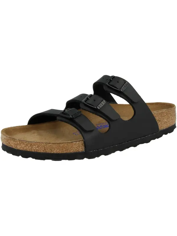 BIRKENSTOCK BIRKENSTOCK Natikače s potpeticom 'Florida'  crna