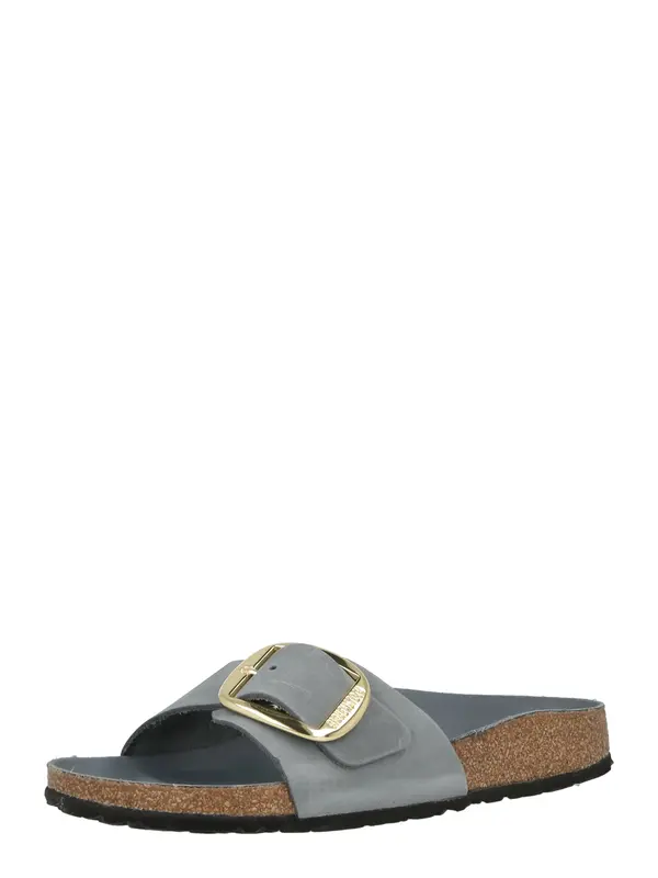 BIRKENSTOCK BIRKENSTOCK Natikače s potpeticom 'Madrid'  bazalt siva