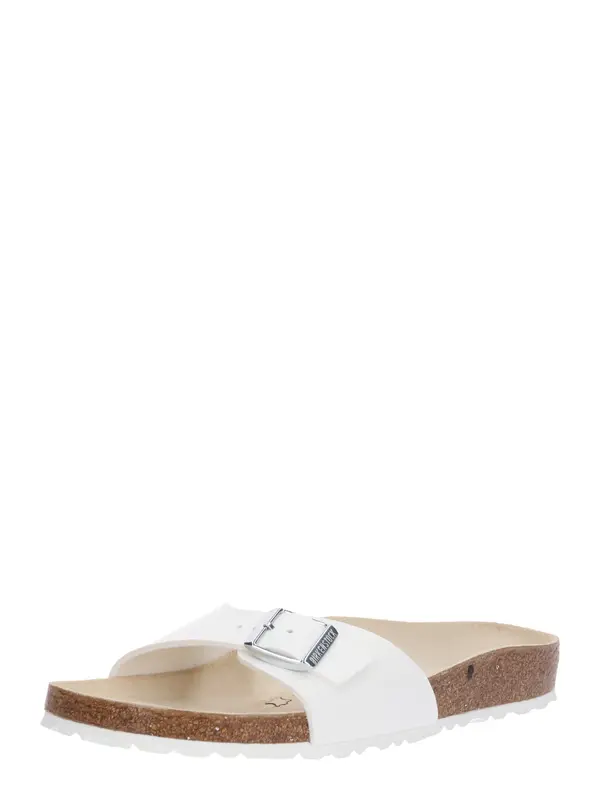 BIRKENSTOCK BIRKENSTOCK Natikače s potpeticom 'Madrid'  bijela