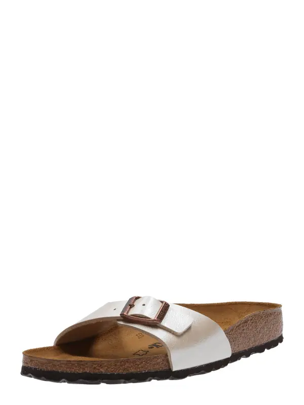 BIRKENSTOCK BIRKENSTOCK Natikače s potpeticom 'Madrid'  biserno bijela