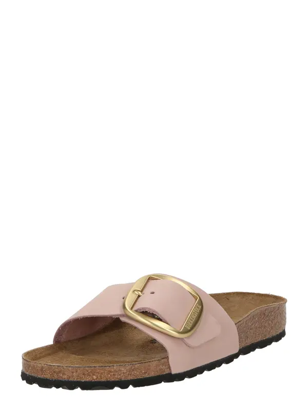 BIRKENSTOCK BIRKENSTOCK Natikače s potpeticom 'Madrid Lenb'  zlatna / roza