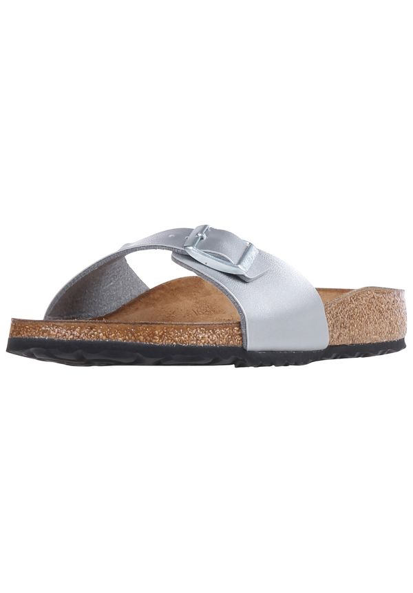 BIRKENSTOCK BIRKENSTOCK Natikače s potpeticom 'Madrid'  srebro