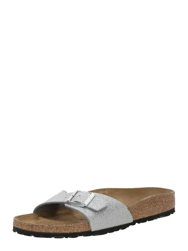 BIRKENSTOCK BIRKENSTOCK Natikače s potpeticom 'Madrid'  srebro