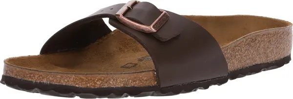 BIRKENSTOCK BIRKENSTOCK Natikače s potpeticom 'Madrid'  tamno smeđa