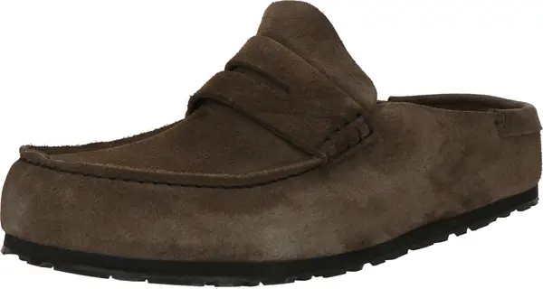 BIRKENSTOCK BIRKENSTOCK Natikače s potpeticom 'Naples'  boja blata