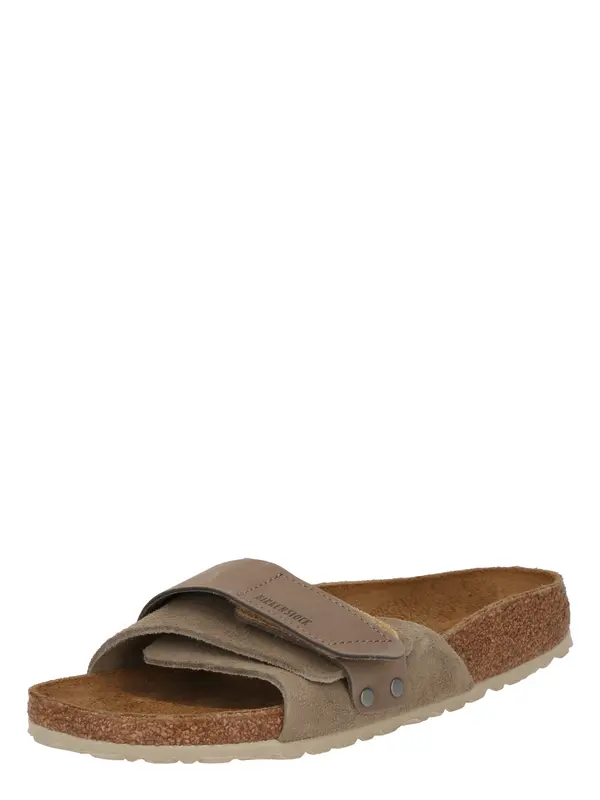 BIRKENSTOCK BIRKENSTOCK Natikače s potpeticom 'Oita'  taupe siva