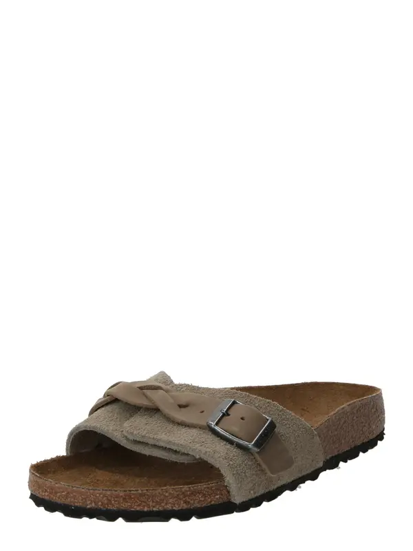 BIRKENSTOCK BIRKENSTOCK Natikače s potpeticom 'Pula'  taupe siva