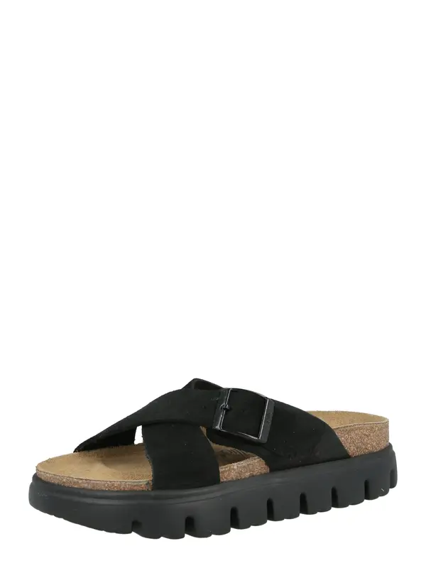 BIRKENSTOCK BIRKENSTOCK Natikače s potpeticom 'Siena'  crna